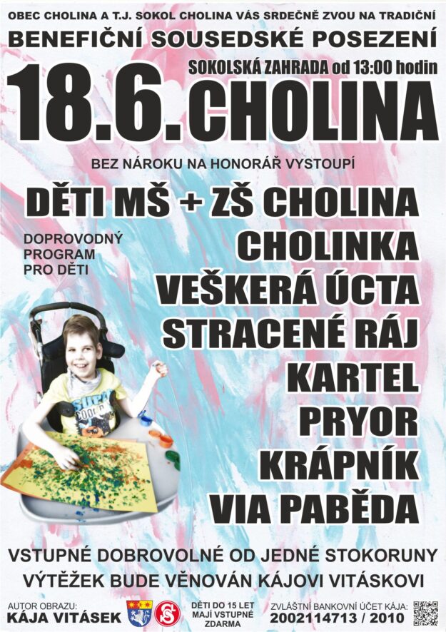 Cholina plakát 18.6.2022