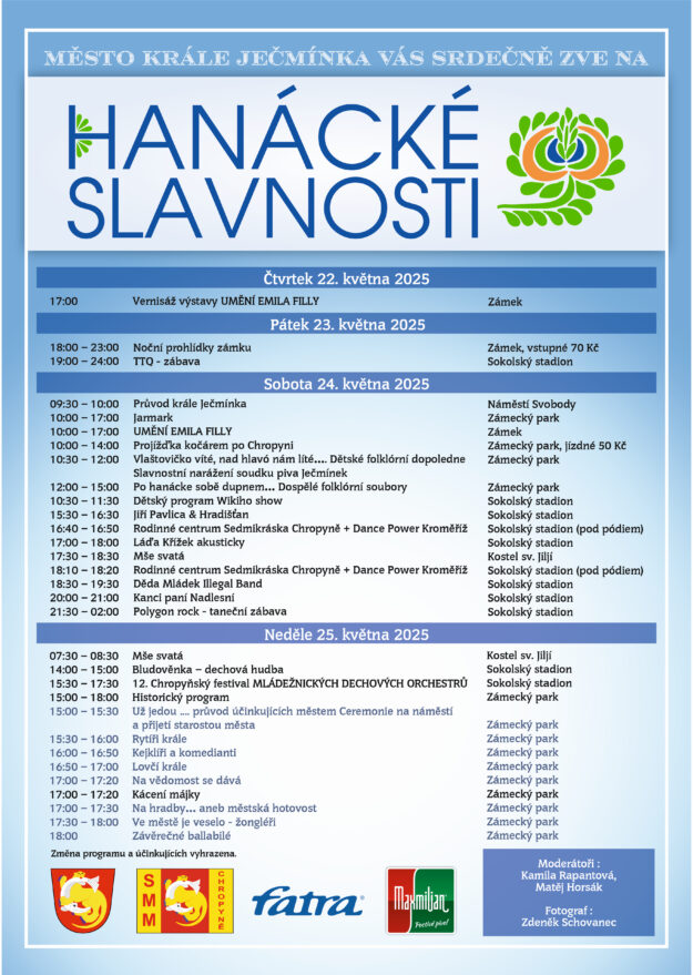 hanácké slavnosti chropyně 2025