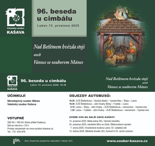 Kašava plakát 13.12.2025